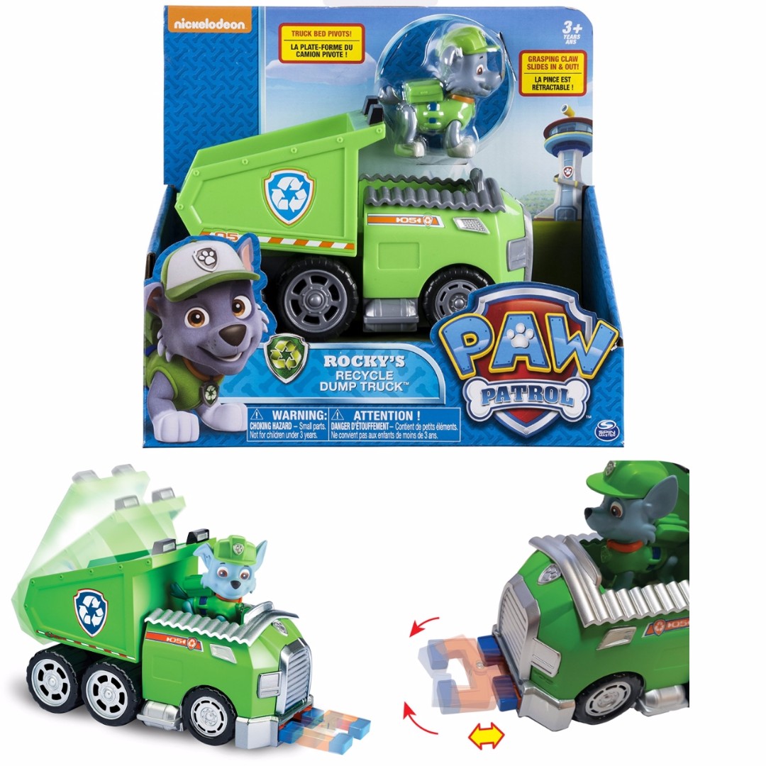 paw patrol dump truck toys