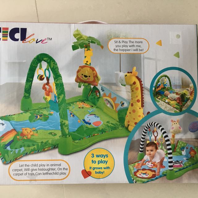 animal play mat baby