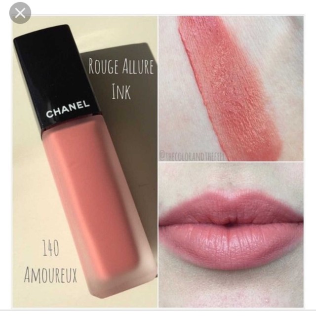 Chanel Rouge Allure Ink Matte Liquid Lip Colour Colour: 140 Amoureux,  Beauty & Personal Care, Face, Makeup on Carousell