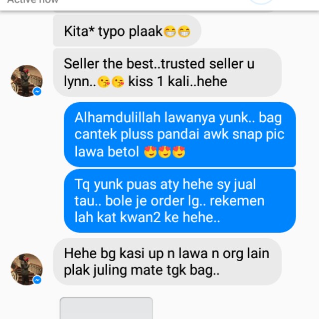 FEEDBACK CUST 😍😍😍 (Category: Community) located in Johor Bahru. Submitted by marscha_endah (Listing ID 135348451, Image 3). Description: .