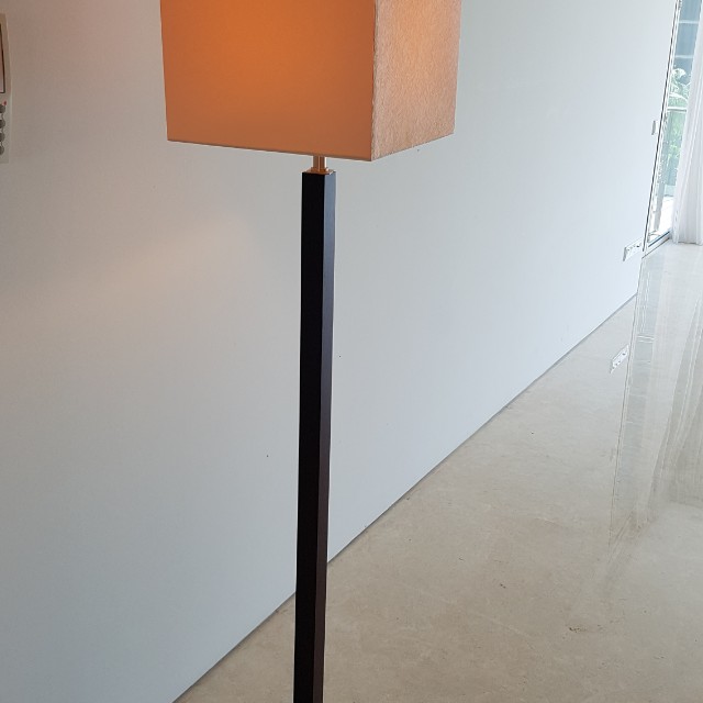 Floor Standing Lamp Wood Furniture Home Decor On Carousell