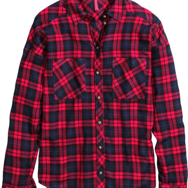 h&m plaid shirts