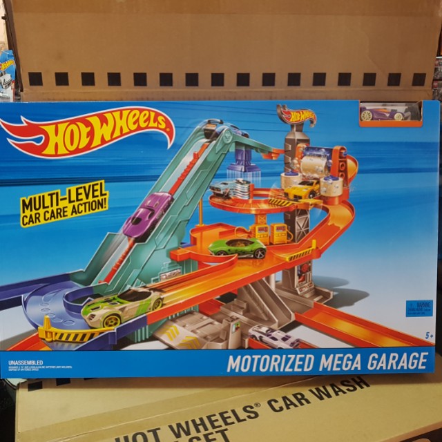 hot wheels car wash track