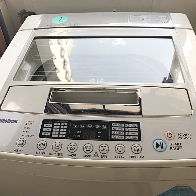 LG Turbodrum Washing Machine Fuzzy Logic 6.5KG, TV & Home Appliances