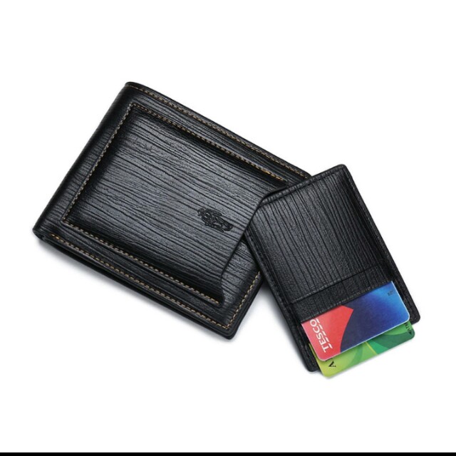 mens designer card wallet