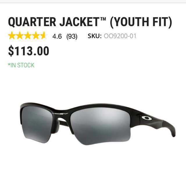 Quarter on sale jacket youth
