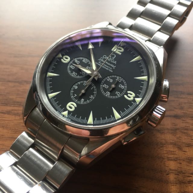 Omega Railmaster Chronograph, Men's Fashion, Watches \u0026 Accessories, Watches  on Carousell