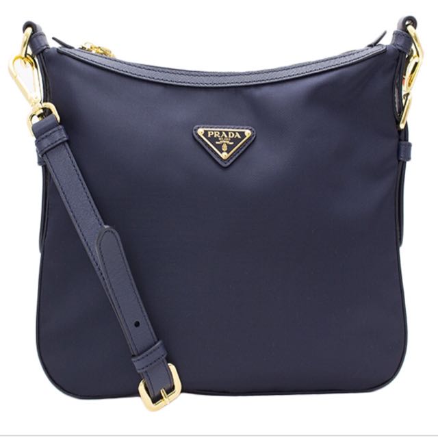 navy blue sling bag