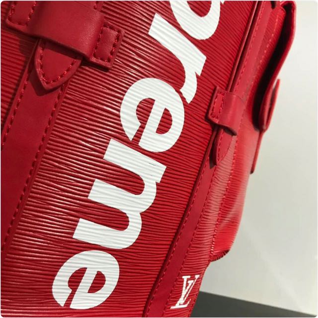 RESTOCK‼️] Louis Vuitton LV x SUPREME Backpack-Red/Black (FREE