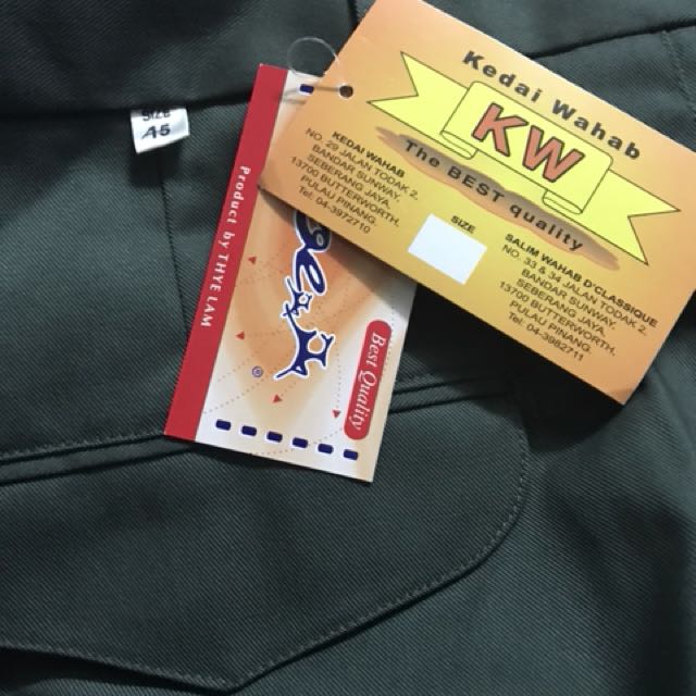 Seluar Sekolah Menengah Saiz 45 Rm20 Each Men S Fashion Clothes On Carousell