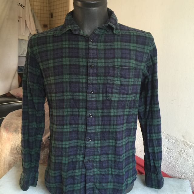 Uniqlo deals checkered polo