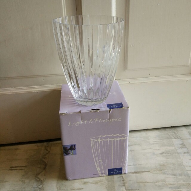 Villeroy Boch Clear Vase Home Furniture Home Decor On Carousell