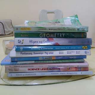 Set of textbooks for Grade 10 K12