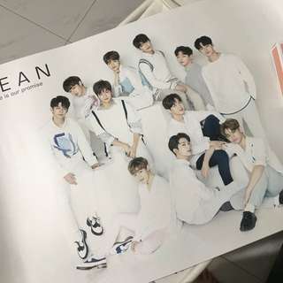 CLEAN x Wanna One GROUP POSTER + PERFUME