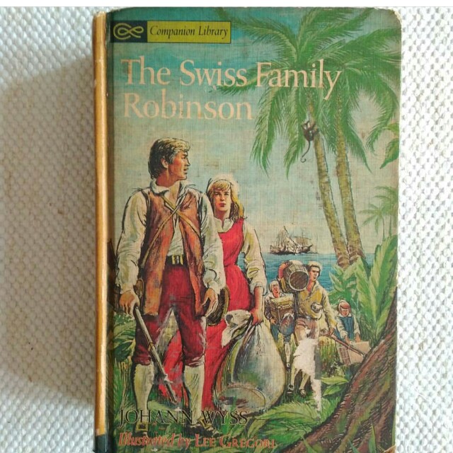 2 In 1 Companion Library Robinson Crusoe The Swiss Family Robinson Books Stationery Books On Carousell