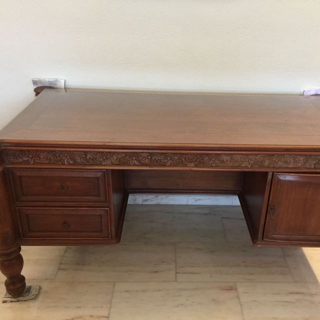 Antique Wooden Study Table Furniture Home Decor Antiques On Carou
