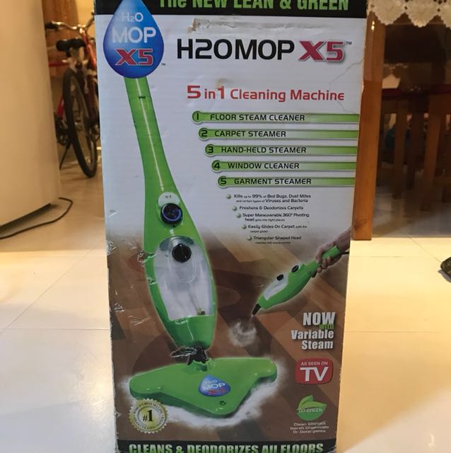 As seen on TV H2O MOP STEAM CLEANING MACHINE, TV & Home Appliances