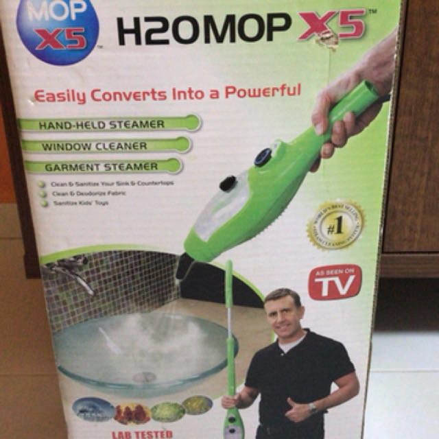 As seen on TV H2O MOP STEAM CLEANING MACHINE, TV & Home Appliances