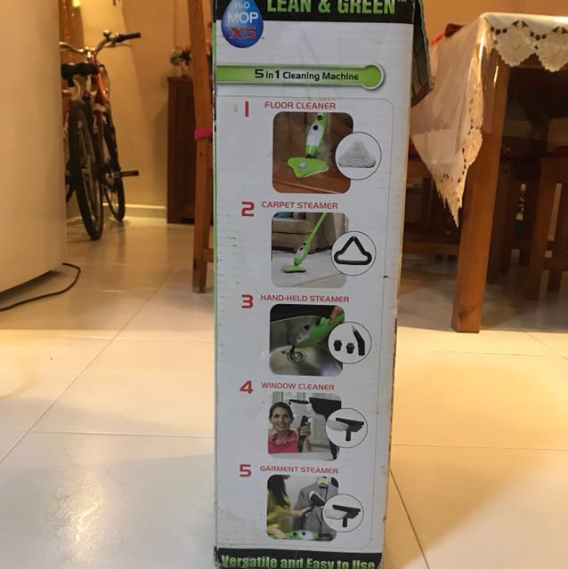 As seen on TV H2O MOP STEAM CLEANING MACHINE, TV & Home Appliances