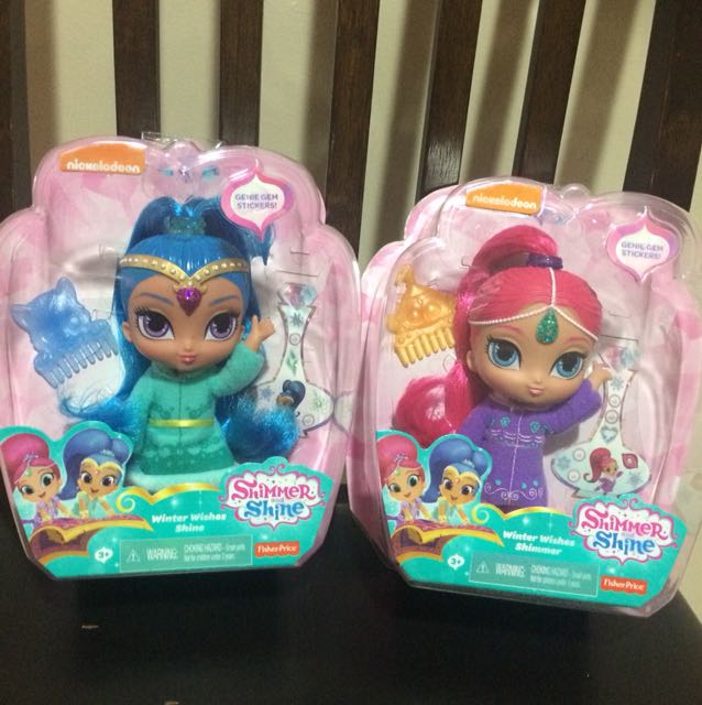 Bn Shimmer And Shine Dolls Set Babies Kids Toys Walkers On