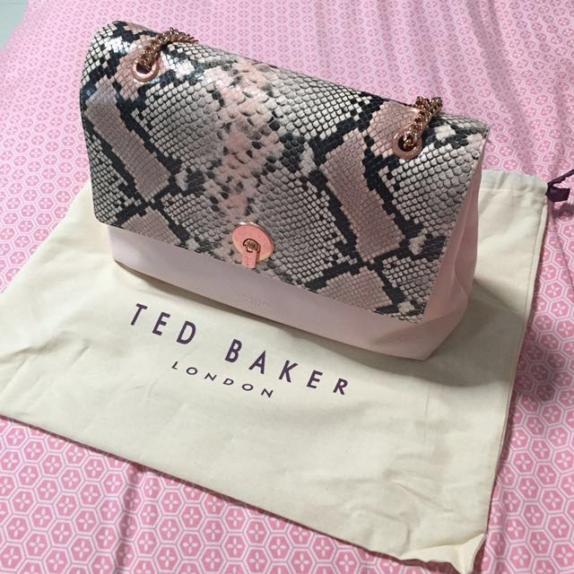 Brand New Ted Baker Bag Circle Lock Exotic Trim Satchel Women s Fashion Bags Wallets Cross body Bags on Carousell
