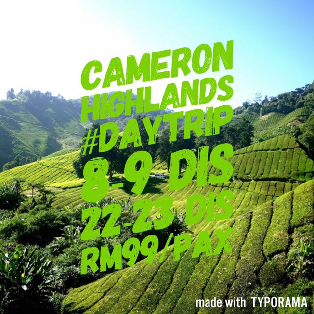 Cameron Highlands Day Trip Tickets Vouchers Attractions Tickets On Carousell