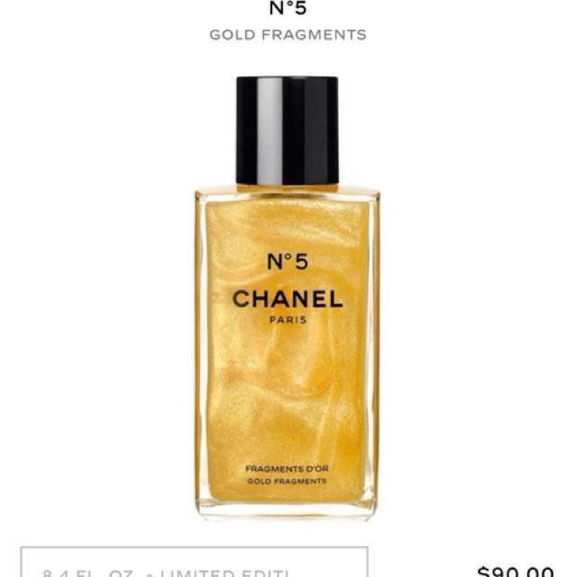 Chanel No. 5 Gold Fragments Body Lotion Limited Edition, Beauty & Personal  Care, Bath & Body, Body Care on Carousell