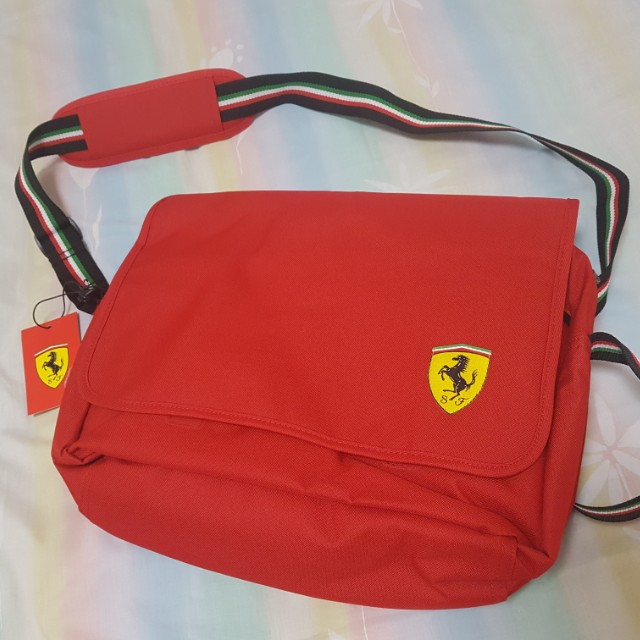 Ferrari Sling Bag, Men's Fashion, Bags 
