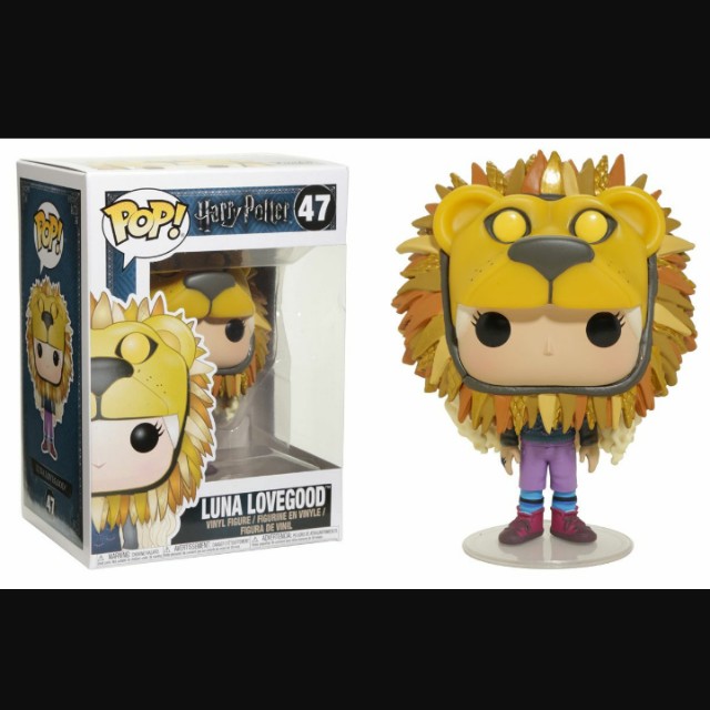 Funko Pop Vinyl Harry Potter 47 Luna Lovegood Lion Hat Toys Games Bricks Figurines On Carousell