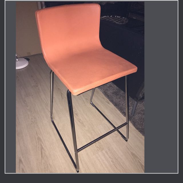 Bernhard Bar Stool Yellow (640 x 640 Pixel)