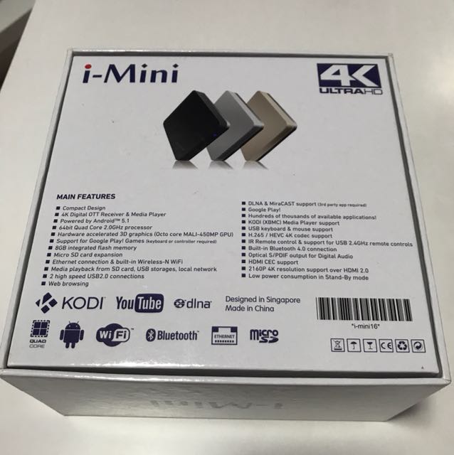 Imini Red Bean TV box, TV & Home Appliances, TV & Entertainment, TV