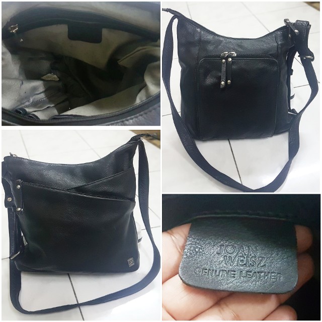 Joan Weisz Genuine Leather Sling Bag Women S Fashion Bags Joan Weisz Genuine Leather Sling Bag Women S Fashion Bags Wallets On Carou