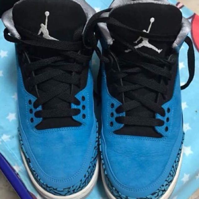 retro 3's blue