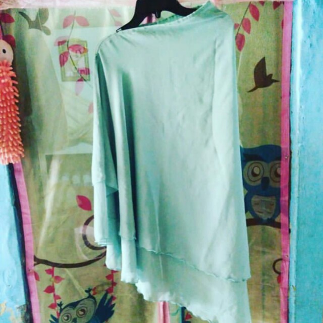 Khimar Syari Preloved Warna Mint Womens Fashion Muslim Fashion