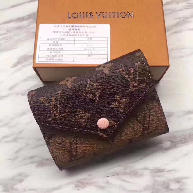 LV Victorine Wallet (Brown), Luxury, Bags & Wallets on Carousell