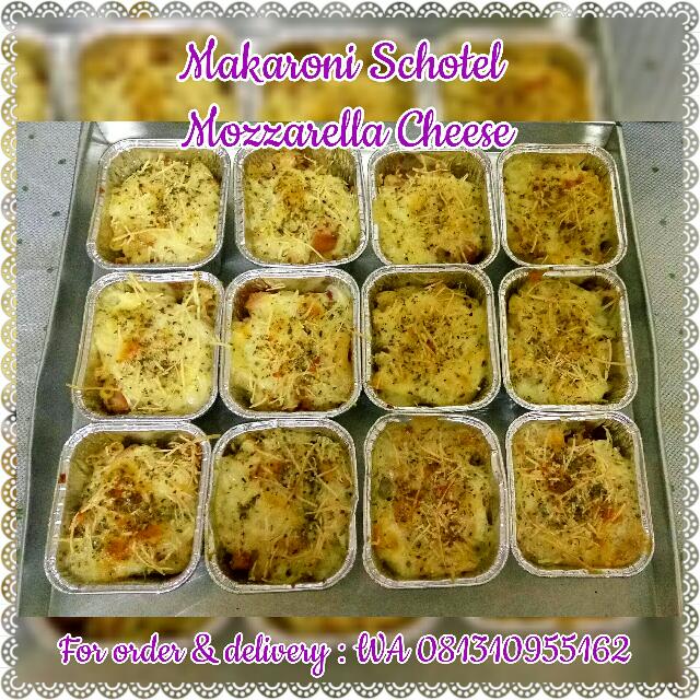 Macaroni Schotel W Mozzarella Cheese Makanan Minuman Kue Kue Di Carousell