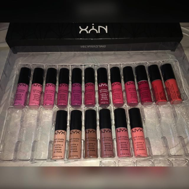 Nyx Soft Matte Lip Cream Vault 36 Pcs, Beauty & Personal Care, Face, Makeup  On Carousell