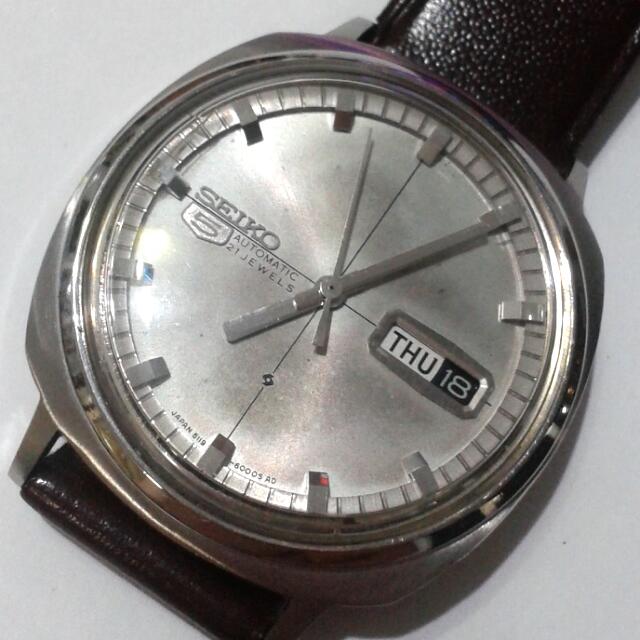 Reserved)SEIKO 5 Automatic Watch 6119-6000S, Women's Fashion, Watches \u0026  Accessories, Watches on Carousell