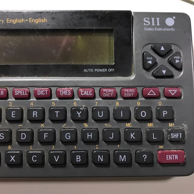 Seiko Instruments SII Electronic Digital English Dictionary (new