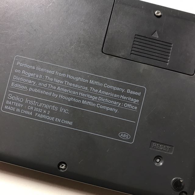 Seiko Instruments SII Electronic Digital English Dictionary (new batteries), Mobile Phones