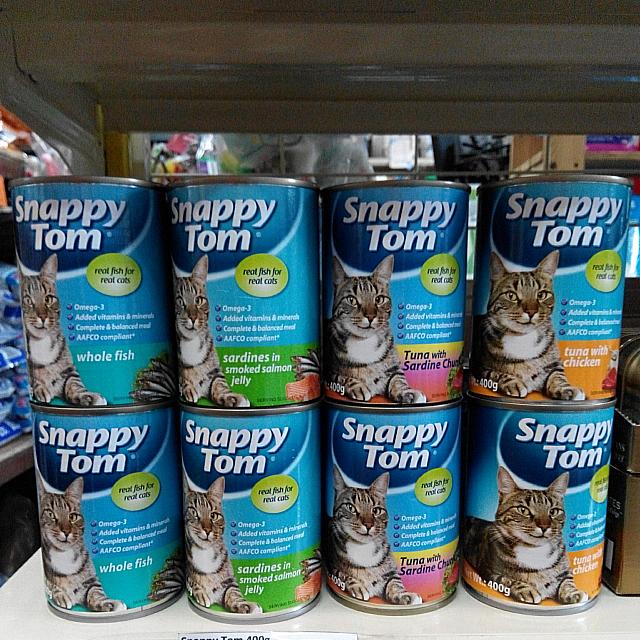 Snappy Tom Can Food For Cat 400g Pet Supplies Pet Food On Carousell