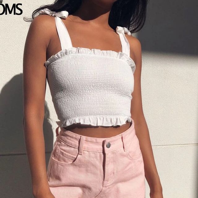 cut up crop top
