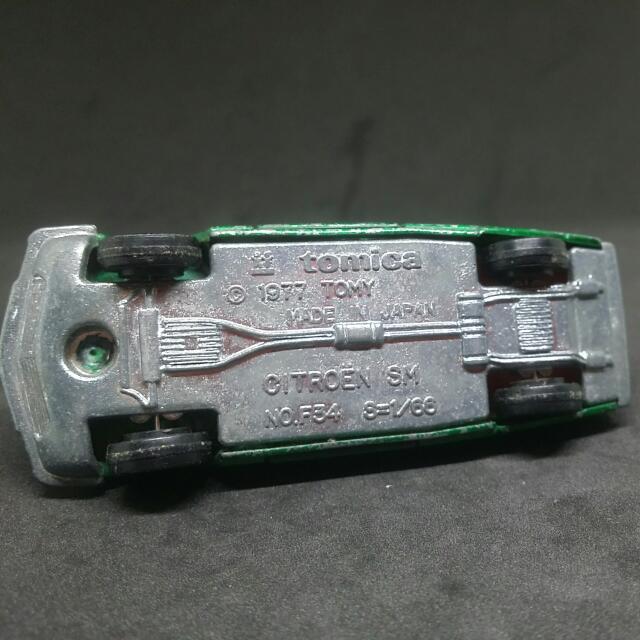 Tomica N° F34 Citroën SM – Echelle 1/66 – Miniature Métal – Jamais Jouée, En Boîte