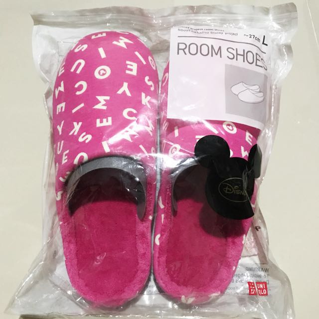 Uniqlo X Disney Project Room Shoes On Carousell