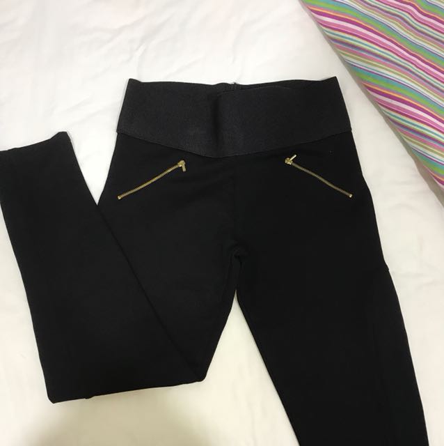 zara basics pants