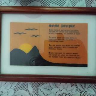 This photo frame for sale