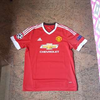 *SIGNED* Memphis Depay signed Adizero Home 2015/16 short sleeve shirt