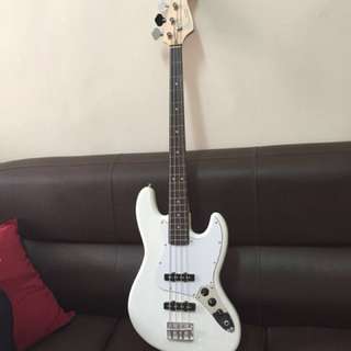 J型 電貝斯 Jazz Bass 白色