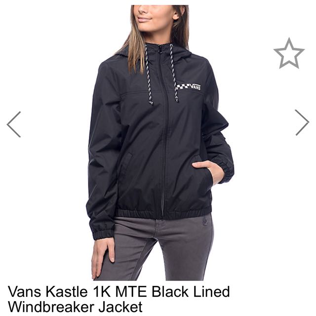 kastle windbreaker vans