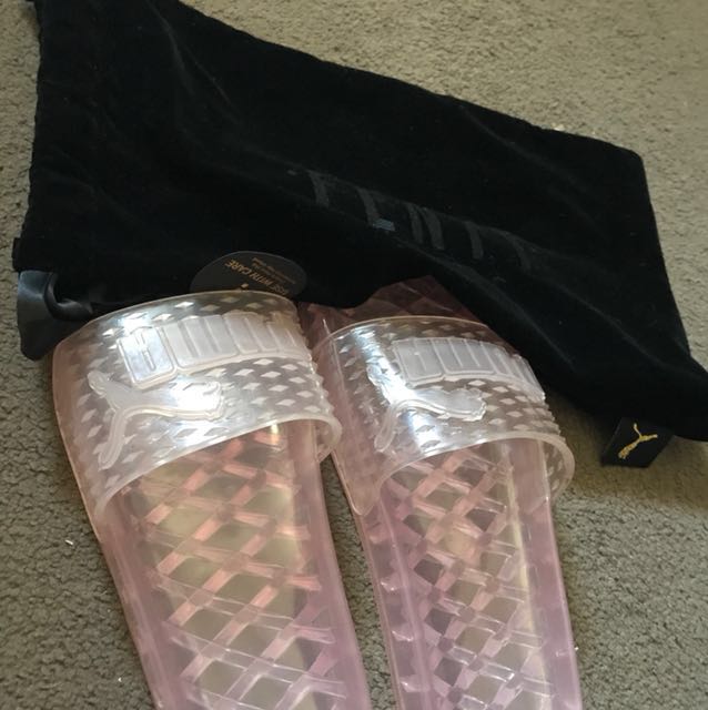 puma fenty slides jelly